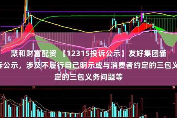 聚和财富配资 【12315投诉公示】友好集团新增4件投诉公示，涉及不履行自己明示或与消费者约定的三包义务问题等