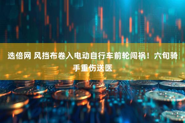 选倍网 风挡布卷入电动自行车前轮闯祸！六旬骑手重伤送医
